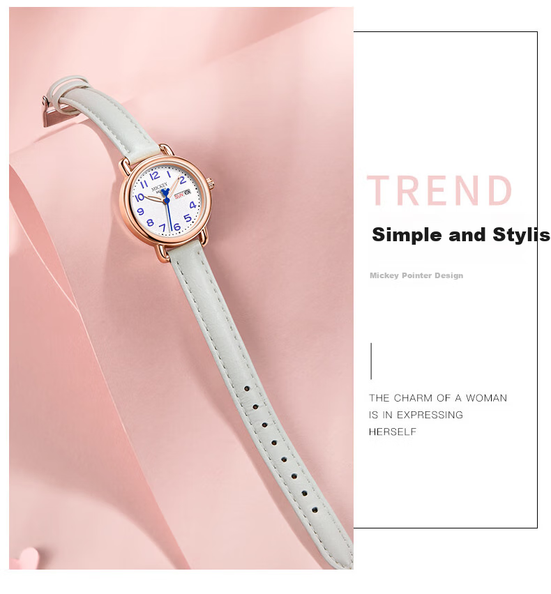 Disney Watch for Female Students, Ladies, Middle School Girls, High School Students, Female Exam Takers, Birthday Gifts, Waterproof Watch for Junior And Senior High School Students 11