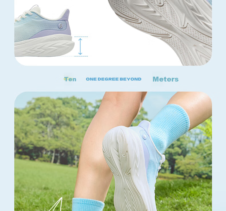 361° Women's Running Shoes Feiyu 3 Spring And Summer Breathable Outdoor Thick-Soled Casual Commuter Running Shoes for Women 682512219-1 14