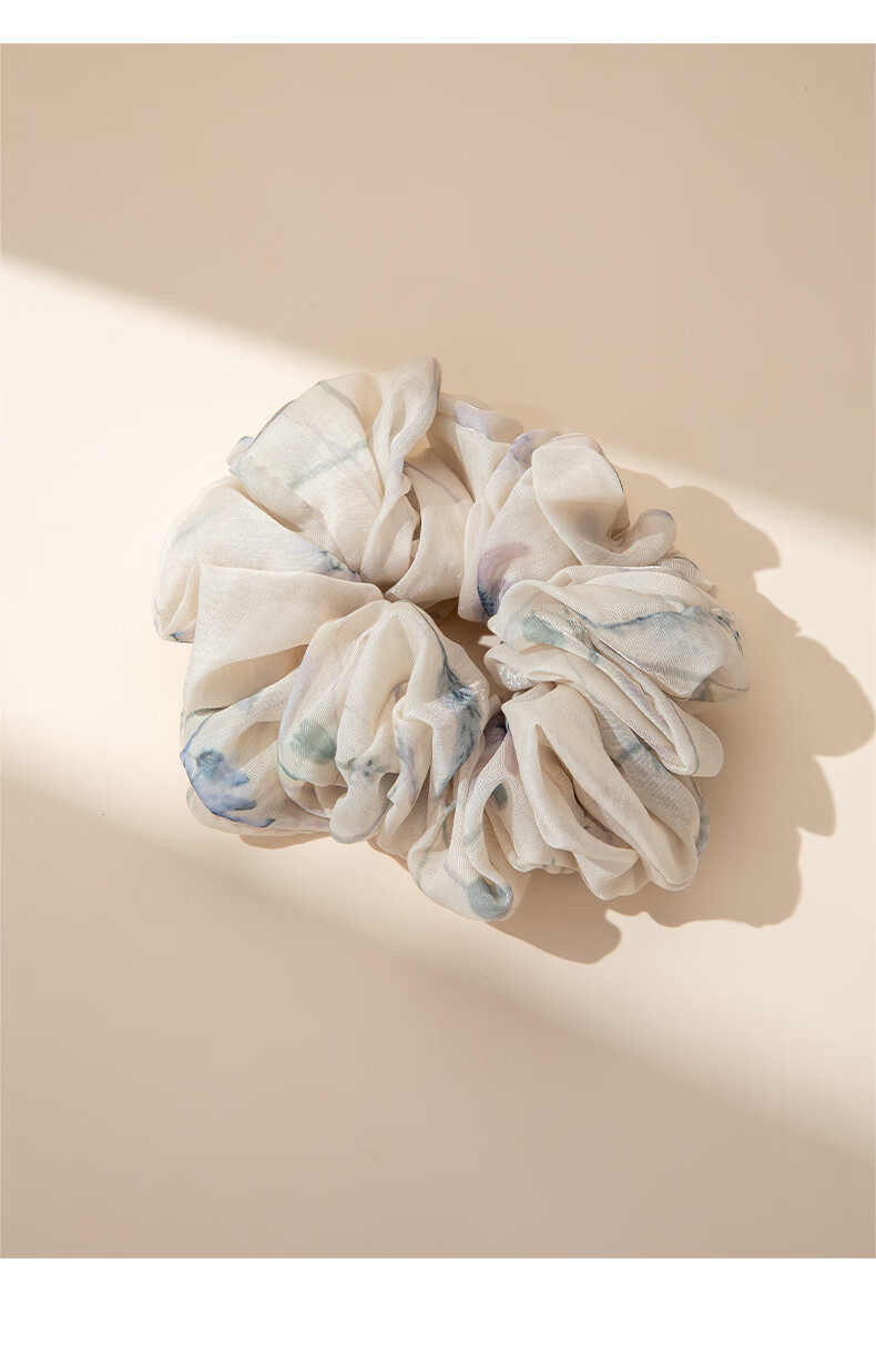 Qlady New Chinese-Style Ink Washed Hair Tie, Hair Accessory, 2026 Elastic Band, Hair Bun Maker, Hair Ornament, Hair Flower, Mid-Autumn Festival Gift 5
