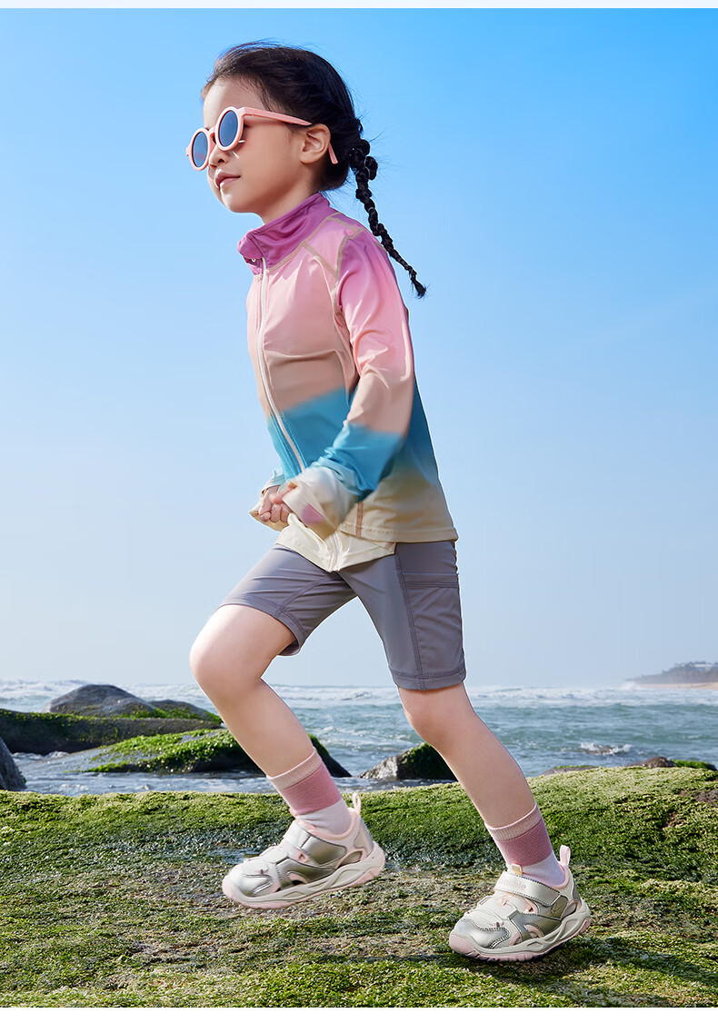 Ginoble Baby Walking Shoes Summer Boys and Girls Comfortable Breathable Sandals Beach Shoes GW1741 Light Gray/White 10