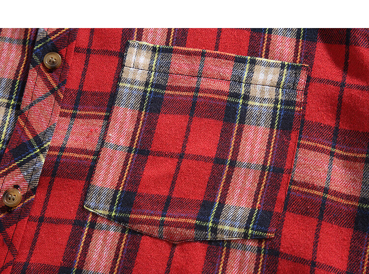 CLOR American Retro Lapel Plaid Shirt for Men, Spring And Summer Style, Loose Casual Trendy Short Sleeve CLCX05 Green 4XL 16
