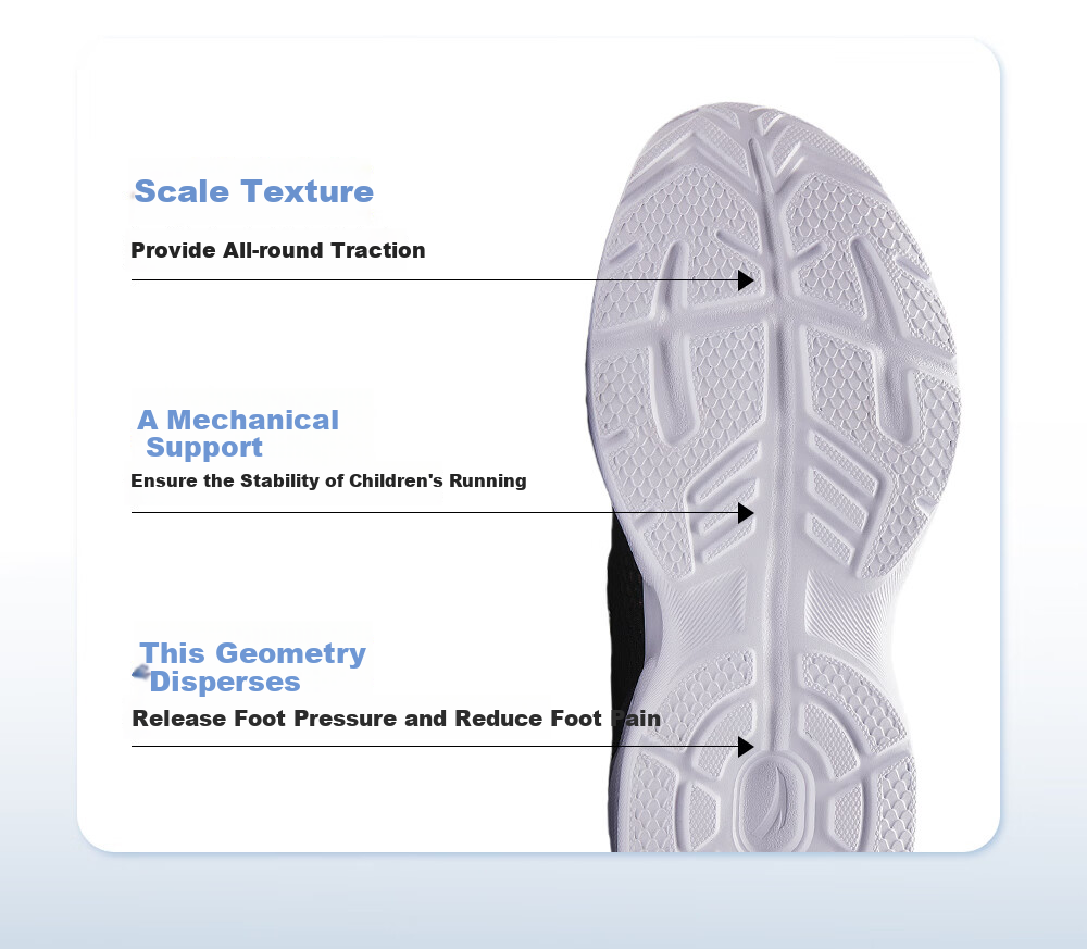 ANTA Children's Sports Shoes, Boys' Footwear, Big Kids Breathable Running Shoes, Mesh Running Shoes for Boys, A312425520H 5