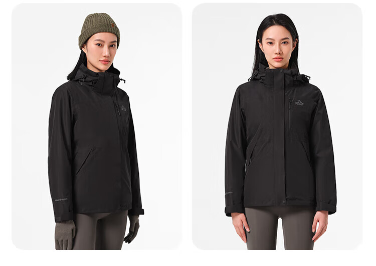 Pelliot [Zhao Lusi Same Style] Shan Ye 2.0 Three-In Men's Outdoor Windproof And Waterproof Jacket 12340106 10
