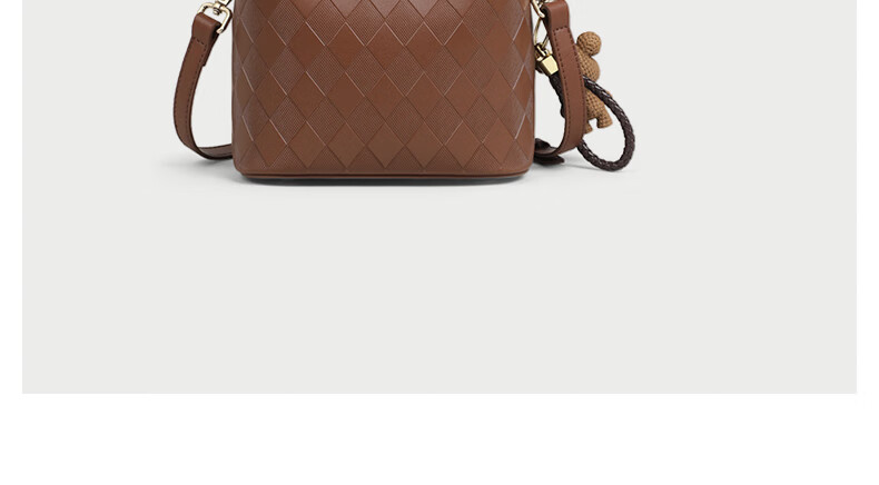 YUYULA Leather Handbag, Women's Crossbody Bucket Bag, Commuter Luxury Shoulder Bag, Birthday Gift for Wife Or Girlfriend on May 20th 15