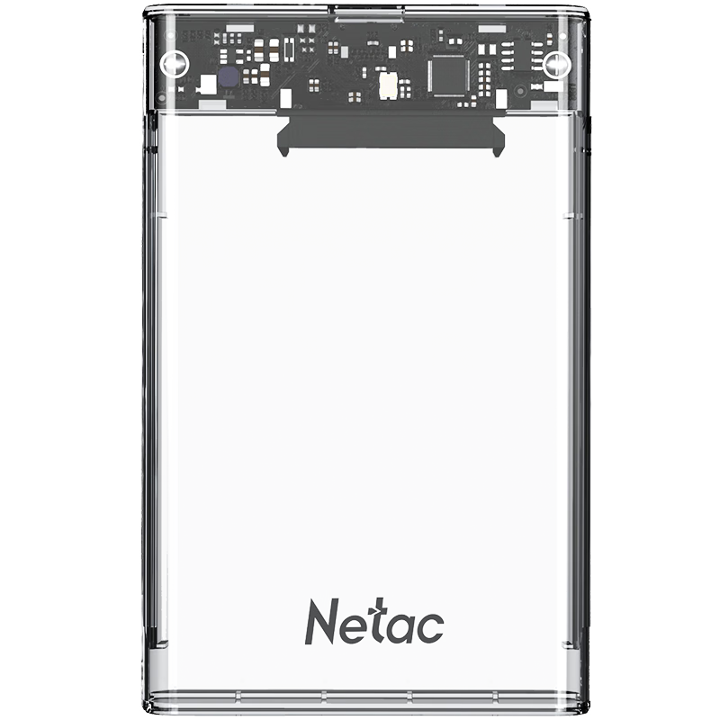 Netac External Hard Drive Enclosure, 2.5-Inch Type-C SATA Serial Port, Laptop And Desktop Compatible, for Solid State And Mechanical SSD Drives, WH11 CtoC