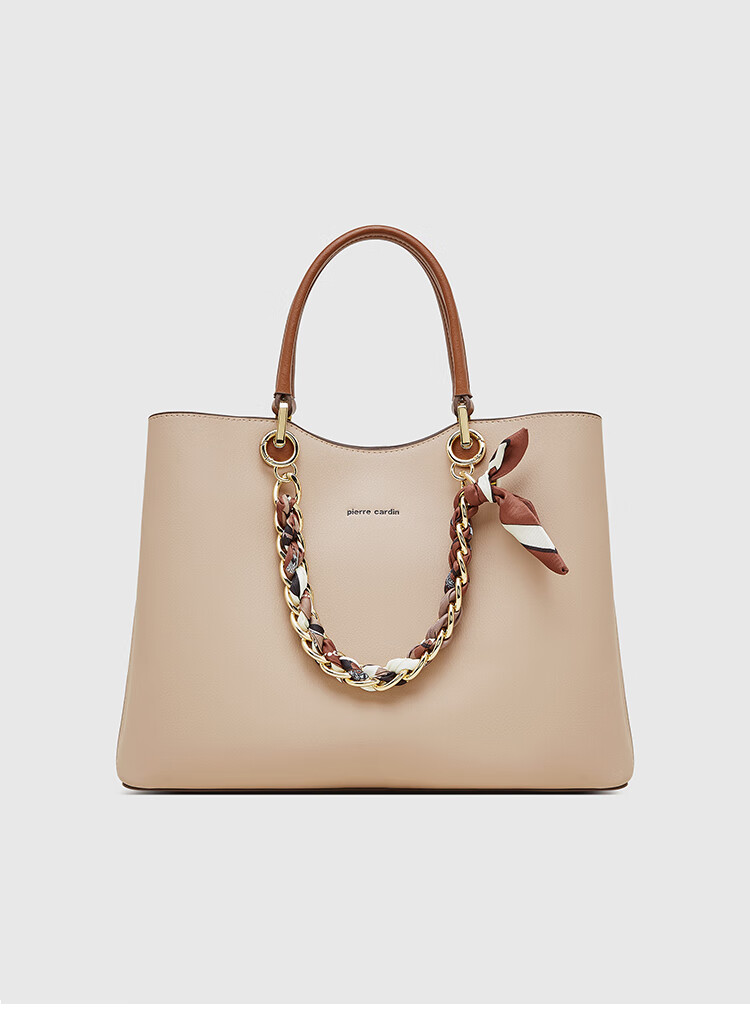 Pierre Cardin Women's Handbag, Tote Bag, Shoulder Bag, Crossbody Bag, Commuter Bag, Mom Bag, Holiday And Birthday Gift, Brown, with Free Gift Box 20