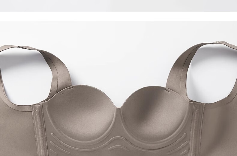 GUJIN Round Bra for Women, Enhancing Small Breasts, Push-Up, Side Support, Letter Shoulder Straps, Cartoon Design, Lift And Support, Seamless Bra 12
