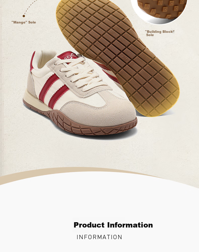 SENDA Agan Women's Shoes, Non-Slip, Sold by JD, Comfortable Outdoor Sports Casual Shoes, Women's Dexun Shoes, Black, Size 34 4