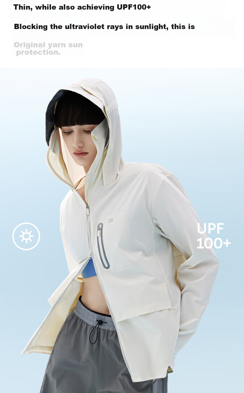 Bananain [Wang Yibo's Choice] Liangpi 502 UV Pro Unisex Quick-Dry Hard-Core Sun Protection Jacket Breathable Outerwear New 14