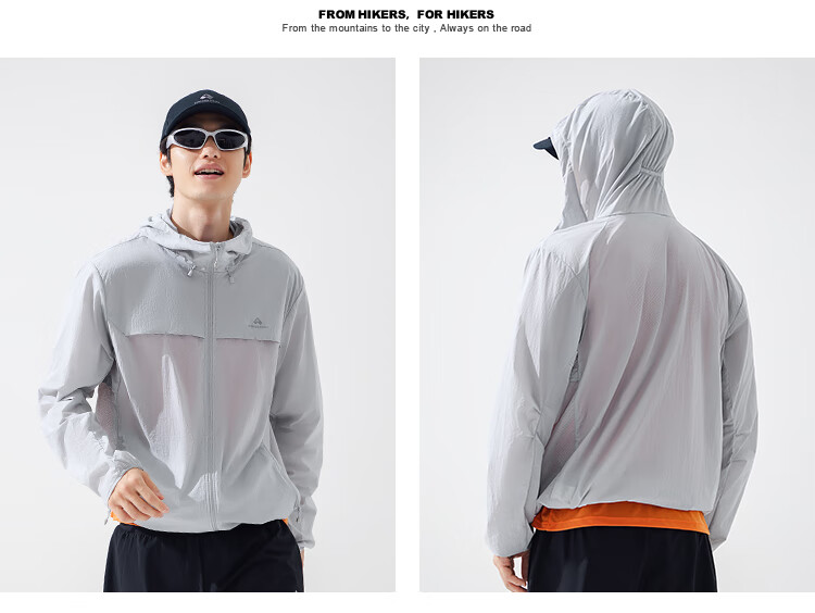 Pioneer Camp Suzaku Men's Summer Outdoor Lightweight Sun Protection Jacket Loose Hooded Coat UV Protection UPF50+ 20