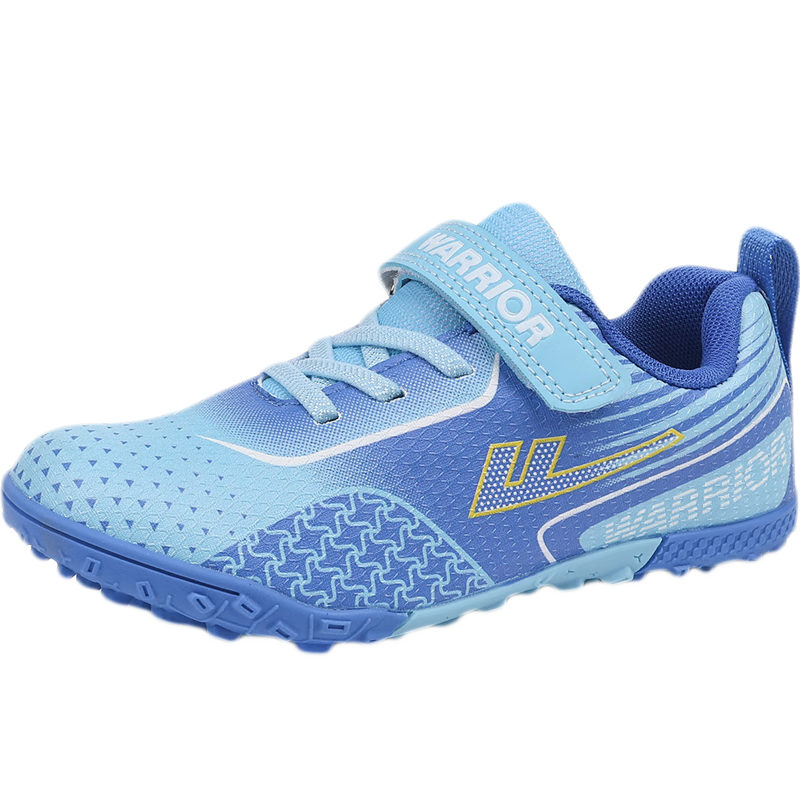 Warrior Children's Soccer Shoes for Boys And Girls, Elementary And Middle School Students' Specialized Cleats Training Shoes WZ-B578T Blue Light Blue 33