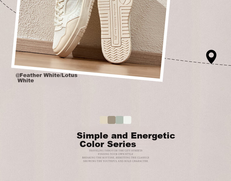 361° Women's Sports Shoes Soda 3 Spring Summer Breathable Retro Thick Sole Casual Sneakers 682616619-4 6