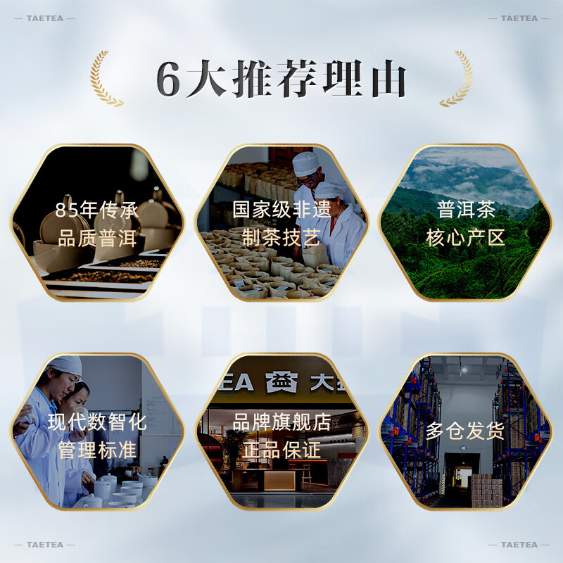 大益TAETEA茶叶普洱茶生茶十年陈料经典三角袋泡茶包30g/盒便携商务