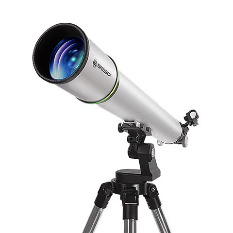 Bresser Professional High-Power HD Astronomy Telescope for Kids Boys Girls Beginner Stargazing and Sightseeing New Year Gift