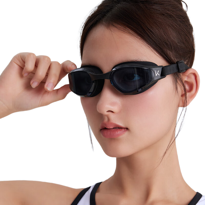 Keep Swimming Goggles, Long-Lasting Anti-Fog, High-Definition Waterproof Swim Glasses for Men And Women, Professional Myopia Eyewear, 870 Glowing Gray-Gree