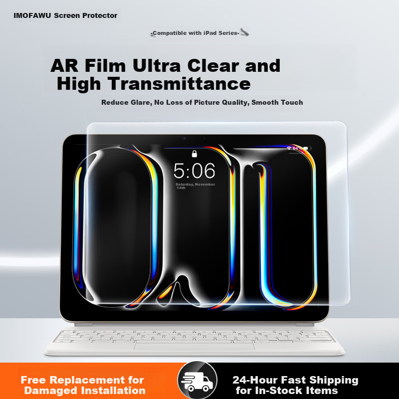 Защитная пленка Mofawu AR для планшетов iPad Pro 20-22, ультра-прозрачная, антибликовая, 11-дюймовая, высококачественная