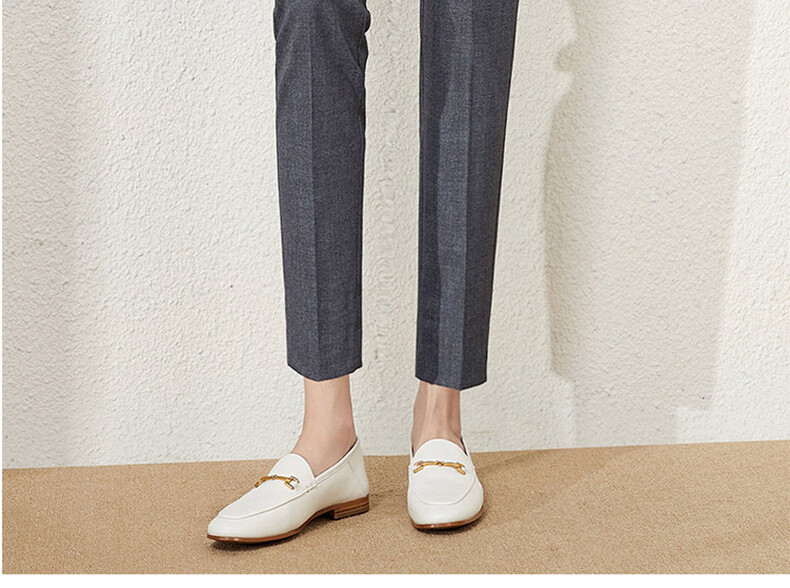 Langsha Women's Spring Summer Thin Suit Pants Pencil Pants Cigarette Pants Professional Workwear Commuter Casual Trousers 20