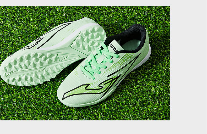JOMA Children's Soccer Shoes, TF Turf Studs, Youth And Older Kids' Competition And Training Shoes, Grass Green, Size 35 (220mm) 9