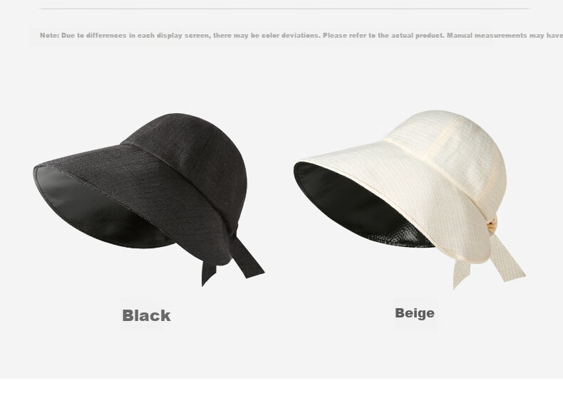 CACUSS Sun Hat for Women, Summer Sweet Face-Slimming Straw Hat, Casual Fisherman Hat, Beige 21