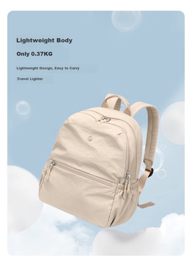 GOLF Backpack for Women, Casual Backpack, Student Schoolbag, IPad And Laptop Bag, Versatile Commuter Bag, Women's Handbag, Travel Bag 14
