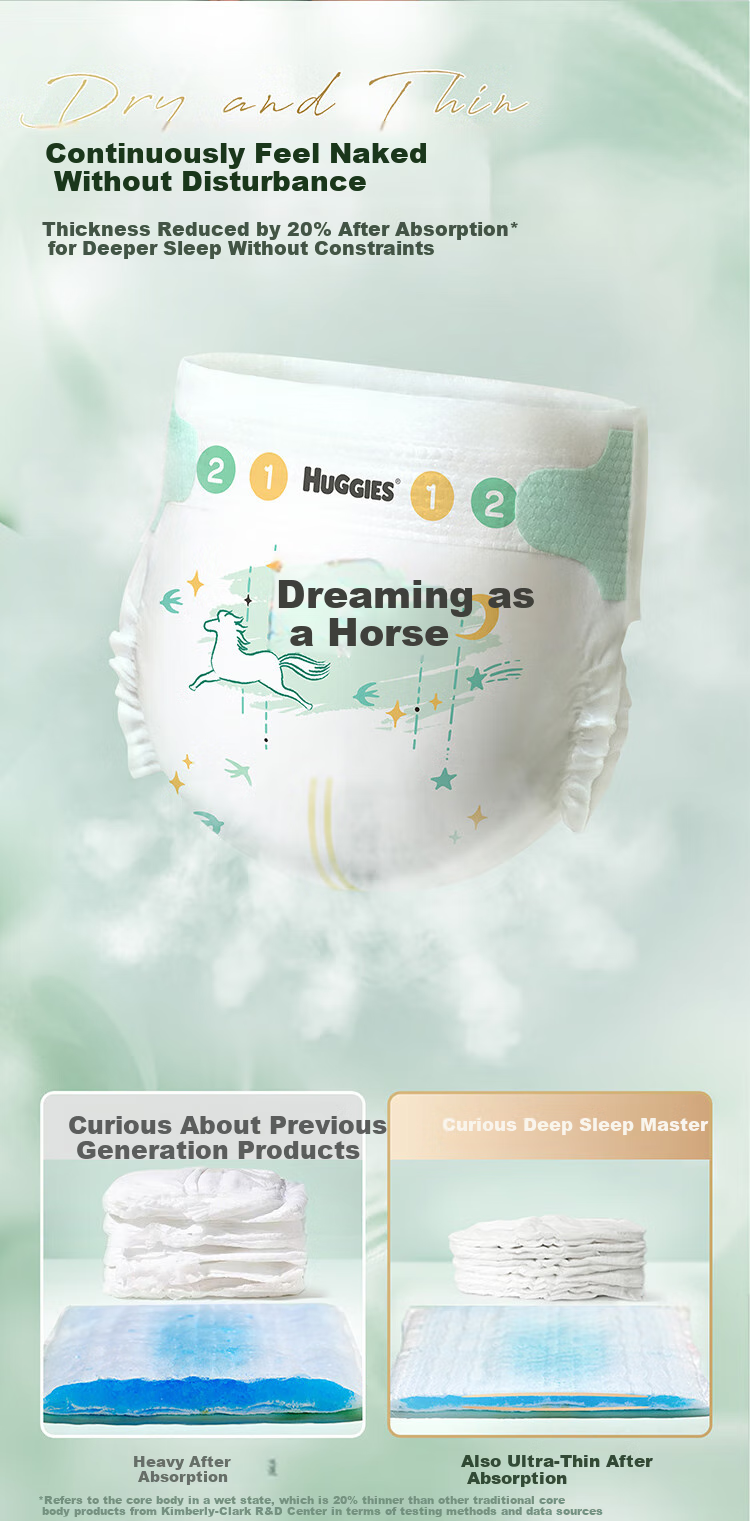 Huggies Deep Sleep Master Diapers NB 4 Pieces (For Weight under 5kg) [Trial] 3