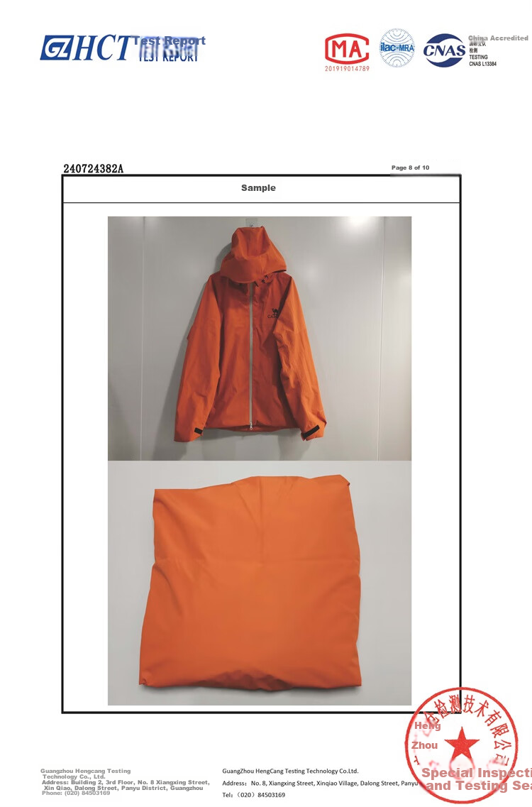 CAMEL [Wang Junkai's Choice], Outdoor Rain God Windbreaker Jacket for Men And Women, Hard Shell, Heavy Rain Level Windproof Waterproof Coat 32