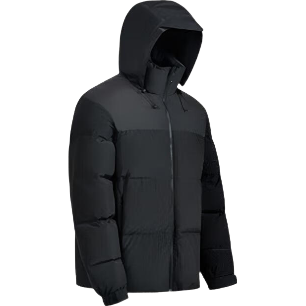 JD Original Winter Sports Outdoor down Jacket for Men, Stand-Up Collar, Triple Protection, Puffer Short Style down Coat, Sand Gold Color, Size M