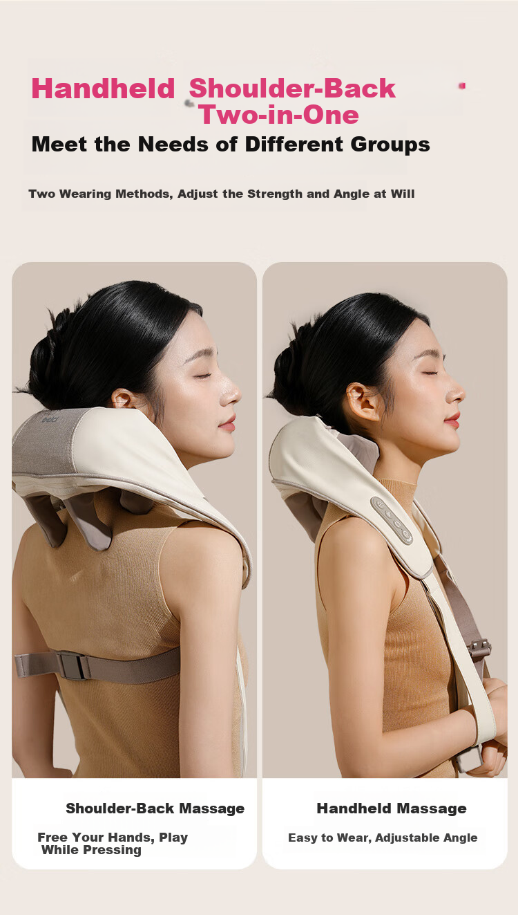 Beici Cervical Massage Device [Mid-Autumn Festival Gift Box], Massage Shoulder Pad, Massager for Trapezius And Neck, Hot Compress Therapy Device, Gift for Boyfriend, Girlfriend, Parents, Or Mother 12