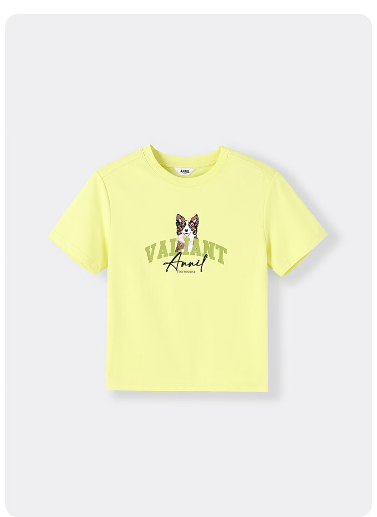 Annil Children's Clothing, Boys And Girls Round Neck Short-Sleeve T-Shirt, 2025 Summer New Style, Casual Printed Breathable Cool Elastic 3