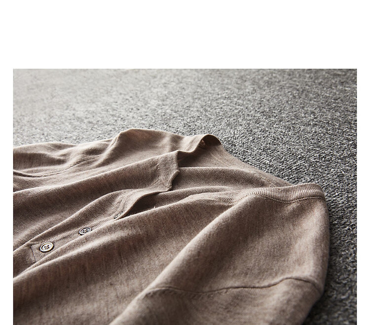 Dme [Baohe Milk Cheese] Spring And Summer Semi-Sheer Cardigan, Five-Quarter Sleeve, Petite Knit Sweater for Wome 21