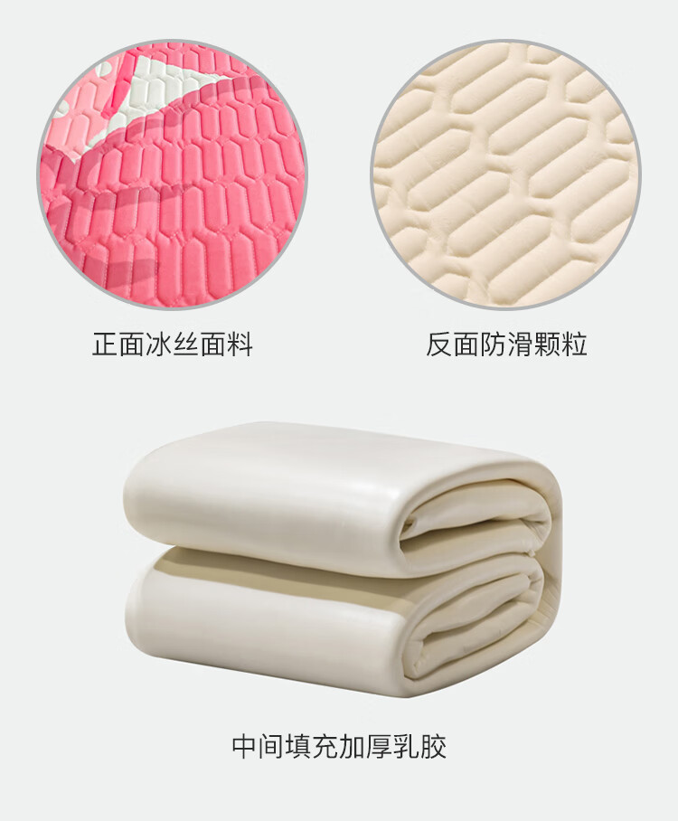 YALU & FREEDOM Class A Thai Latex Cooling Mat, Double Size Three-Piece Set, Blue Donald Duck Pattern, 150*200cm 2