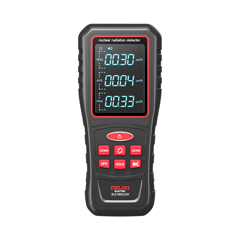 DELIXI ELECTRIC Nuclear Radiation Detector Geiger Counter βγX Radioactive Ionizing Radiation Home Personal Measurement Alarm