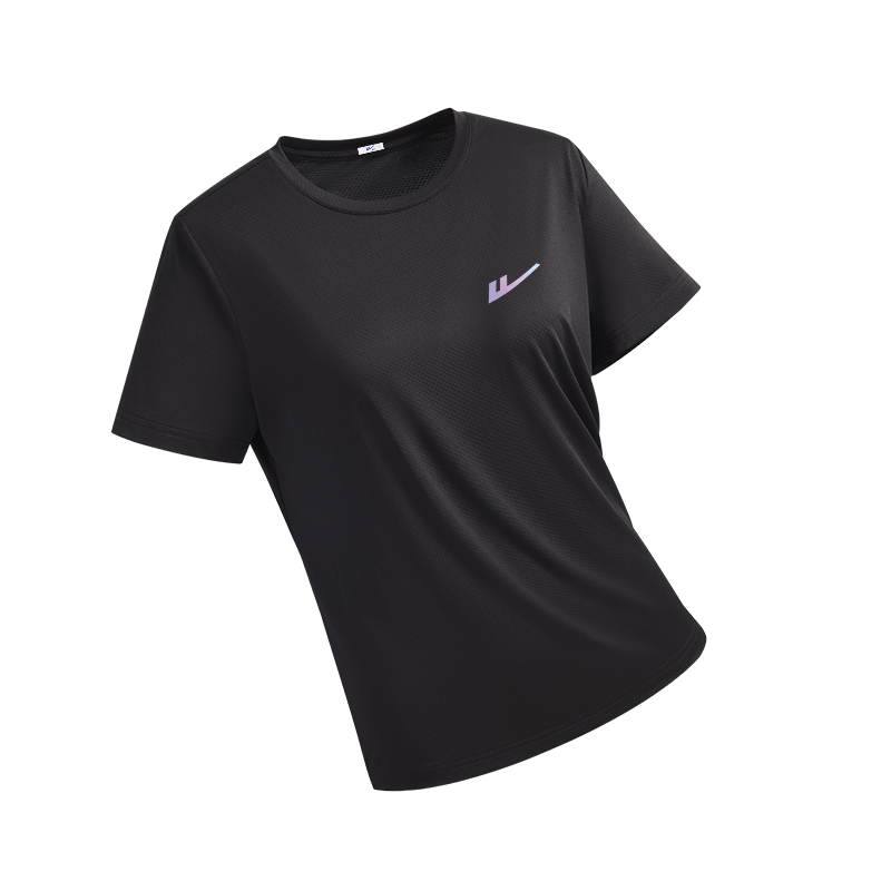 Huili Ice Silk Short Sleeve Women's T-Shirt, 2026 New Summer Fashion Stylish Half Sleeve, Quick-Drying Breathable Sun Protection Loose Top for Wome