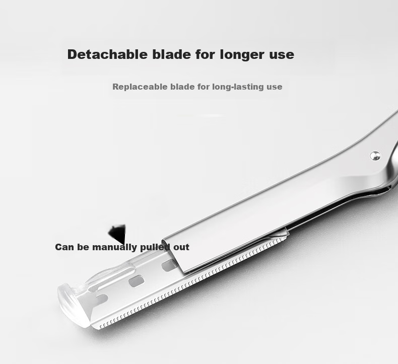 Tweezerman Classic Eyebrow Razor Short Multi-Functional for Men And Women, Facial Shaving, Includes Imported Replacement Blades 13