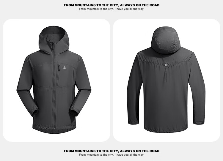Pioneer Camp Turtle Sun Protection Jacket for Men, Summer Lightweight Sun-Protective Clothing, Outdoor Water-Repellent UV-Resistant Skin Coat, Loose-Fitting Outerwear 14