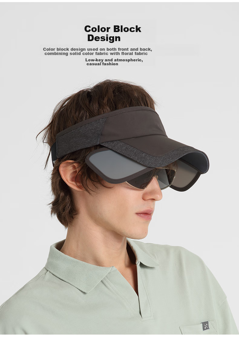 Kenmont Spring And Summer Wide Brim Baseball Cap for Men, Sun Protection Hat, UV-Resistant, Hiking Sunshade, Fishing Visor Cap 3877 5