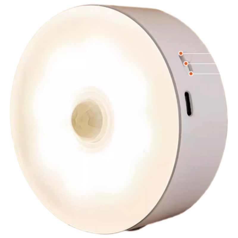 Heart Lock Sensor Night Light Rechargeable Magnetic Long Battery Life for Bedroom Closet Corridor Nursing Nighttime Use