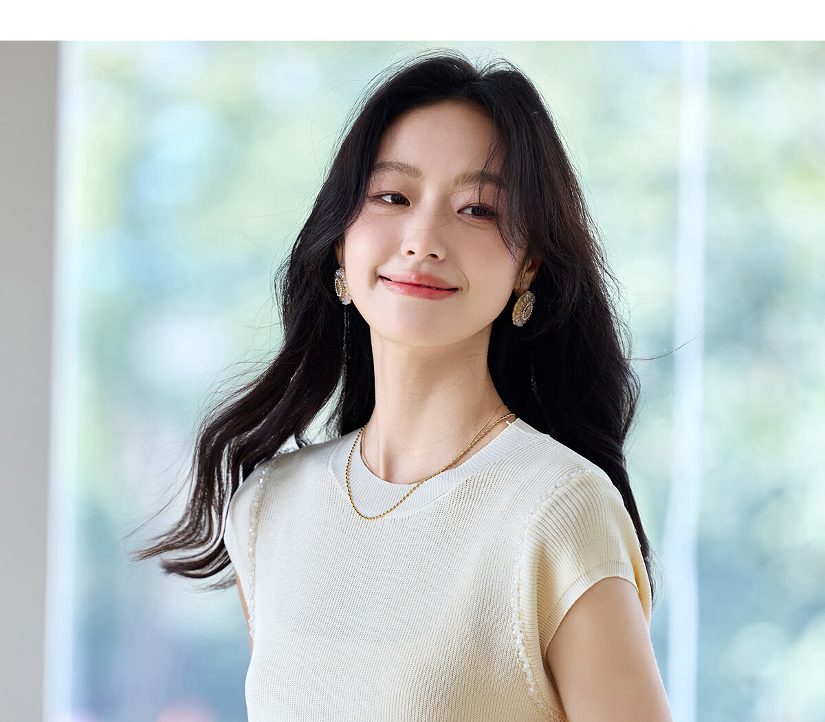 PinCai Women's Summer Solid Color Short-Sleeve Knitted T-Shirt, Distinctive Base Layer Top P52T077 29