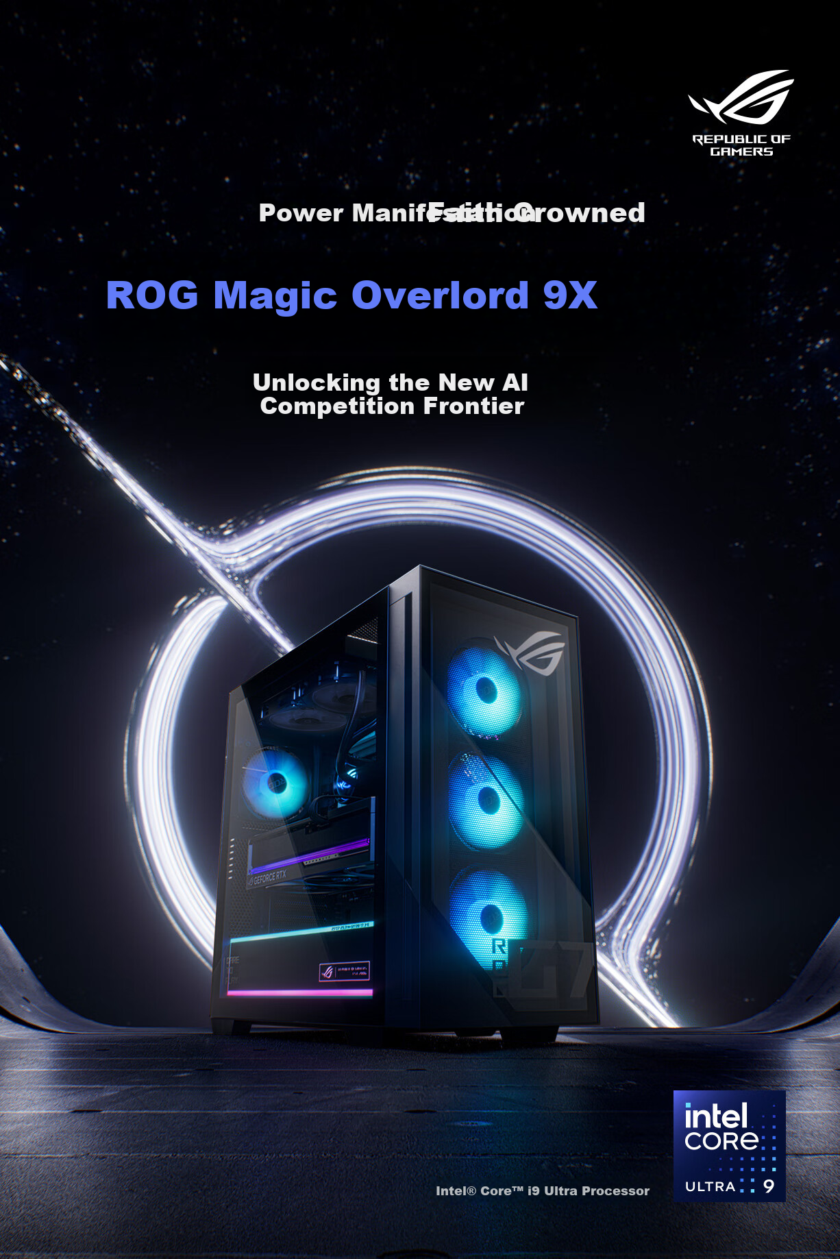ROG Moba 9X Desktop Gaming PC (U7-265KF RTX 5080 16GB GPU 32GB DDR5 1TB SSD) 1