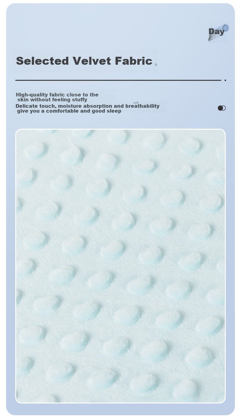 Grace Plush Children's Pillow, Memory Foam Pillow Core, Baby Student Pillow with Removable Cover, Washable, Dream Blue, 44*27cm 5