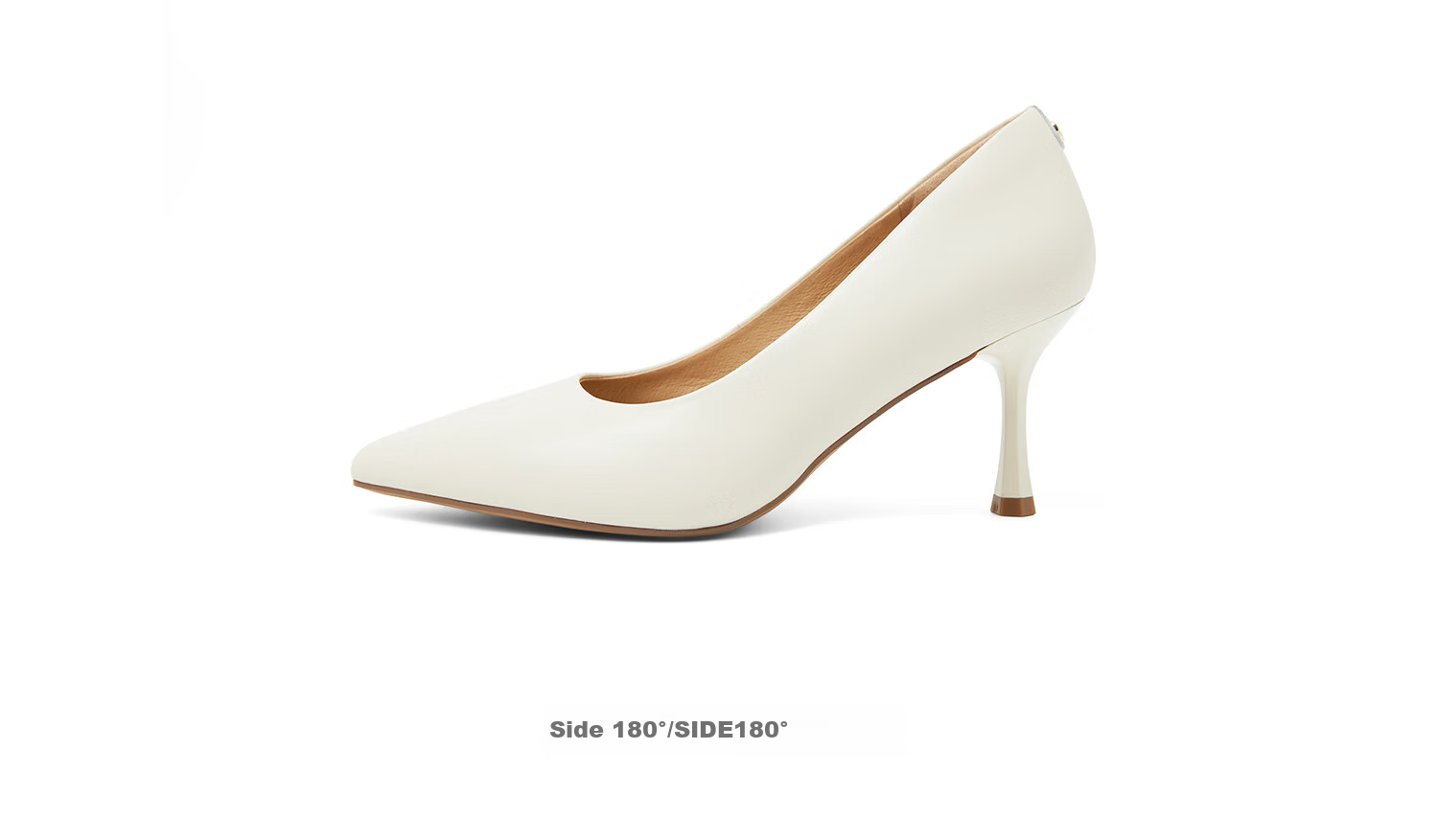 COMELY Lambskin High Heels for Women, Spring And Summer New Style, Pointed Toe Professional Shoes, Thin High Heels, Shallow Mouth Pumps, Beige, Size 38 11