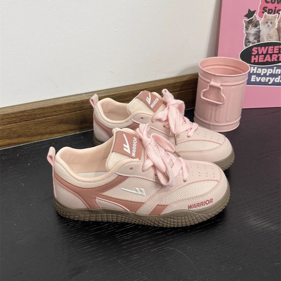 Huili Women's New Dexun Shoes, Breathable Lightweight Casual Sneakers for Women, K842BR, Pink/dou Sha, Size 39