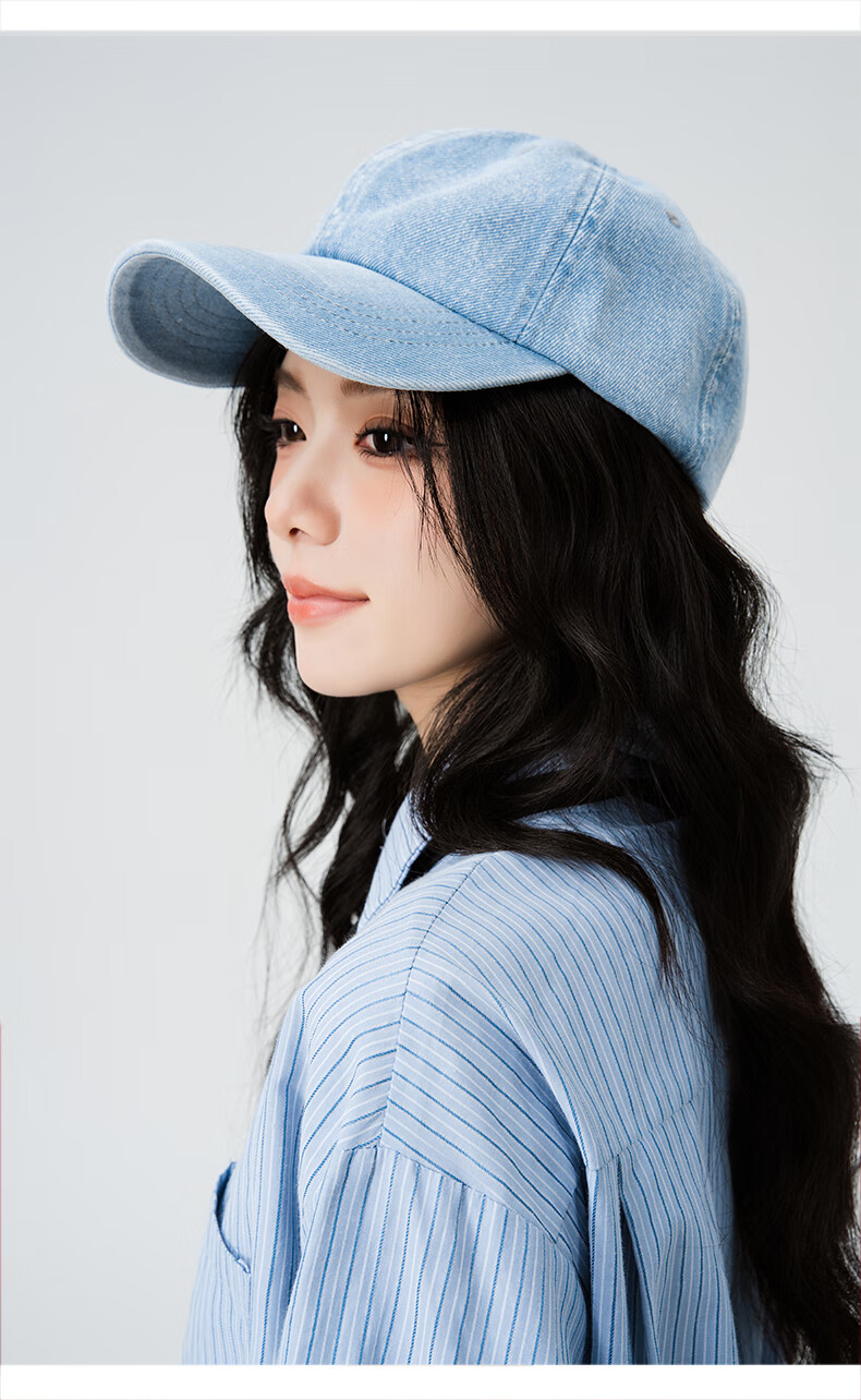 MMOPTOP Washable Baseball Cap for Men And Women with Wide Brim, Face-Slimming Effect, Large Size Hat for Sun Protectio 8