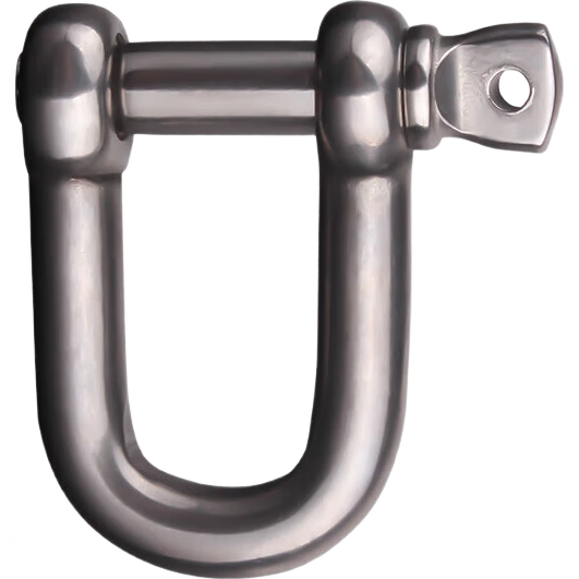 Locroyon 979 U-Shaped Quick-Release Ring, National Standard Straight Lifting Shackle, U-Shaped Clip, Tow D-Shaped Shackle, 304 Stainless Steel Material, M10