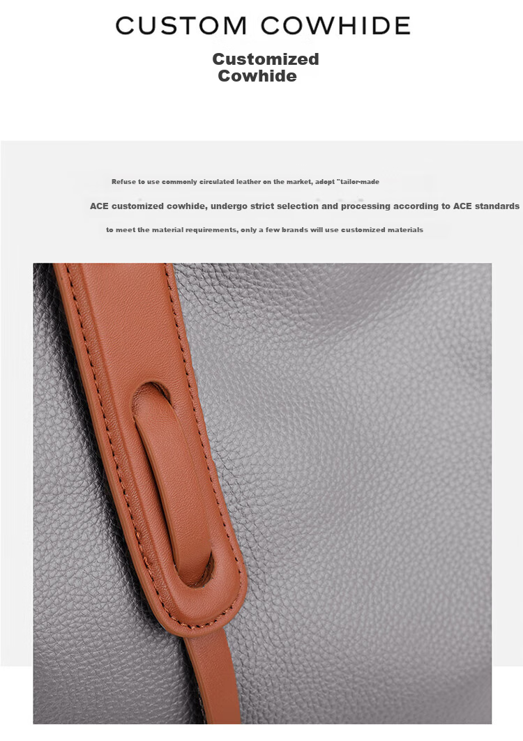 Viney Leather Handbag, Women's Large Capacity Tote Bag, Light Luxury Shoulder Bag, Birthday And Mother's Day Gift, Practical Present for Mom 6