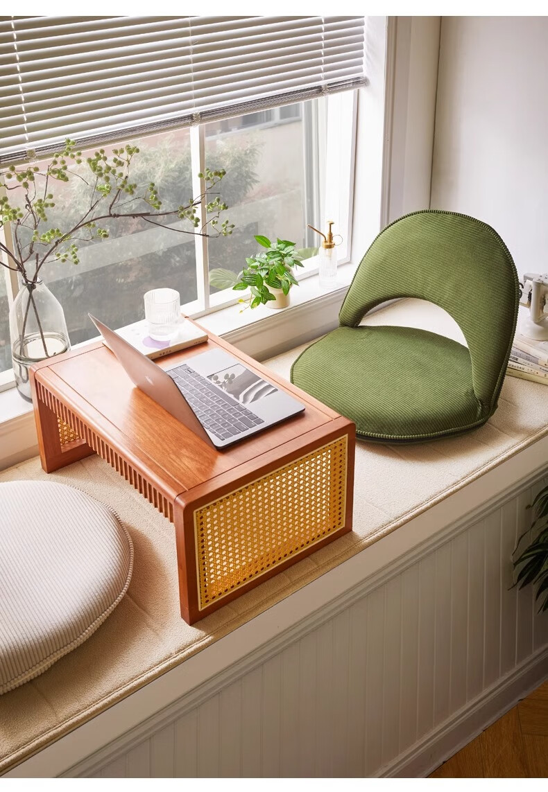 JIAYI Lazy Sofa Tatami, Foldable Bay Window Seat Cushion, Small Apartment Leisure Bed Backrest Chair, Home Small Sofa Chair 7