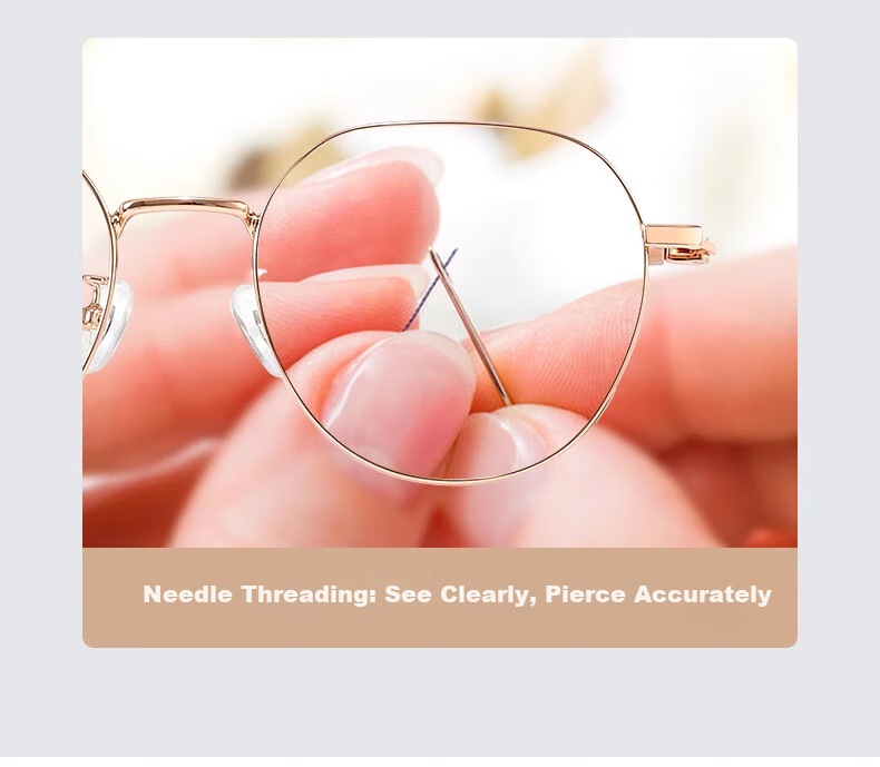 GOGOSOON Anti-Blue Light Reading Glasses for Women, High-End Elegant HD Presbyopic Glasses for Middle-Aged And Elderly, Ultra-Light Fashionable Imported Reading Glasses 13