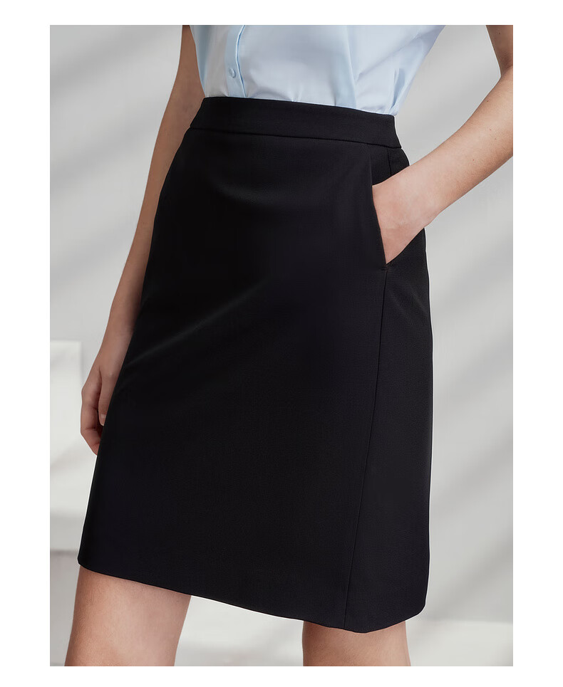 G2000 [Polyester/Polyester Blend/Pencil Skirt] Women's Office Suit Skirt, Same Style As in Department Stores, Spring And Summer Commuter Skirt, Black, L/38 8