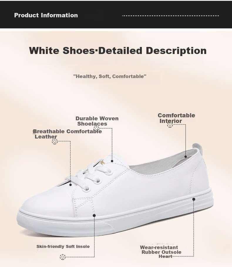 RED DRAGONFLY Women's Casual Shoes, Flat Lace-Up Student Sneakers, Women's Sports Skateboard Shoes C0TTN03632 5