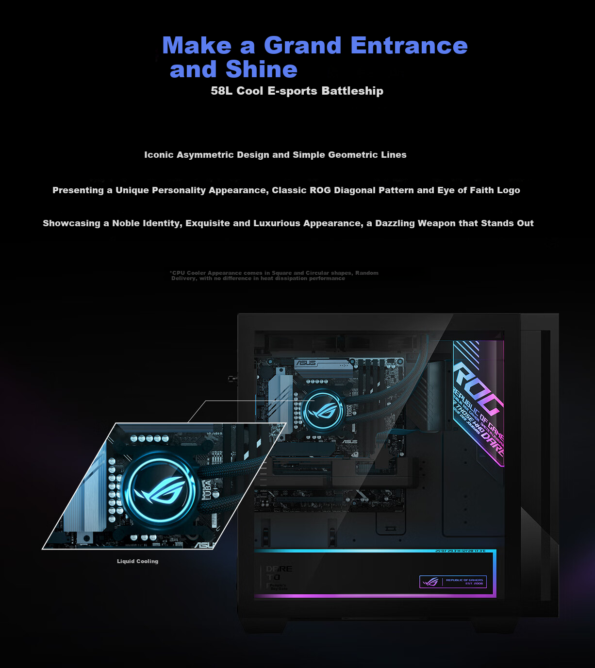 ROG Moba 9X Desktop Gaming PC (U7-265KF RTX 5080 16GB GPU 32GB DDR5 1TB SSD) 12